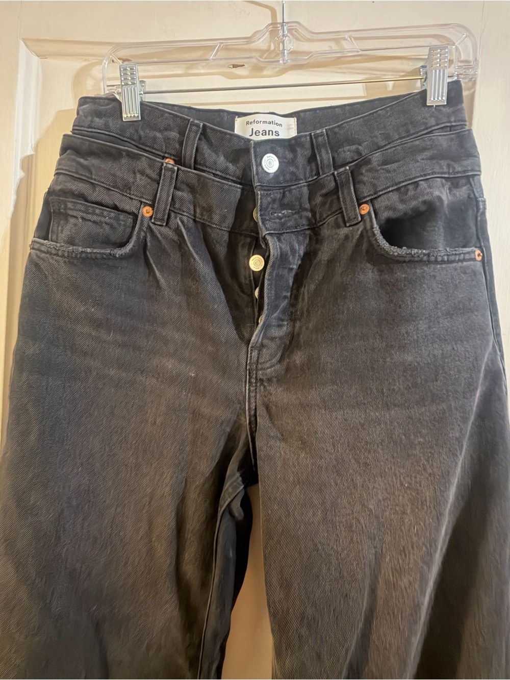 Reformation Cary Double Waistband High Rise Jeans 27 - Picture 7 of 12